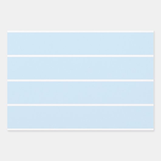 Soft Color Vertical Stripe Pattern Design Inpakpapier Vel (Voorkant)