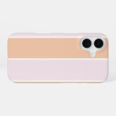 Soft Color Vertical Stripe Pattern Design iPhone 16 Hoesje (Achterkant horizontaal)
