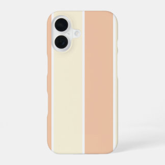 Soft Color Vertical Stripe Pattern Design iPhone 16 Hoesje