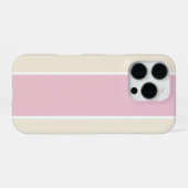 Soft Color Vertical Stripe Pattern Design iPhone Hoesje (Achterkant horizontaal)
