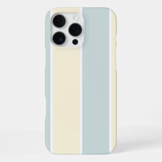 Soft Color Vertical Stripe Pattern Design iPhone Hoesje (Achterkant)