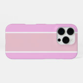 Soft Color Vertical Stripe Pattern Design iPhone Hoesje (Achterkant horizontaal)