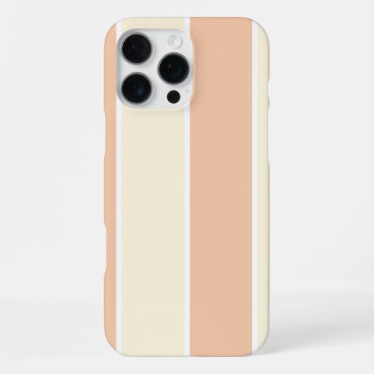 Soft Color Vertical Stripe Pattern Design iPhone Hoesje (Achterkant)