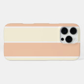 Soft Color Vertical Stripe Pattern Design iPhone Hoesje (Achterkant horizontaal)