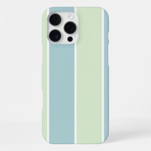 Soft Color Vertical Stripe Pattern Design iPhone Hoesje (Achterkant)
