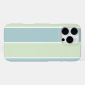 Soft Color Vertical Stripe Pattern Design iPhone Hoesje (Achterkant horizontaal)