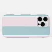 Soft Color Vertical Stripe Pattern Design iPhone Hoesje (Achterkant horizontaal)