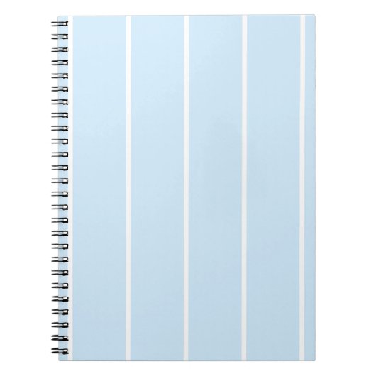 Soft Color Vertical Stripe Pattern Design Notitieboek (Voorkant)
