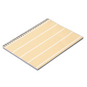 Soft Color Vertical Stripe Pattern Design Notitieboek (Linkerzijde)