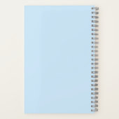 Soft Color Vertical Stripe Pattern Design Notitieboek (Achterkant)