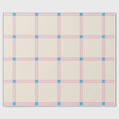 Soft Color Vertical Stripe Pattern Point Design Cadeaupapier (Vlak)