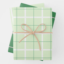 Soft Color Vertical Stripe Pattern Point Design Inpakpapier Vel