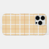 Soft Color Vertical Stripe Pattern Point Design iPhone Hoesje (Achterkant horizontaal)