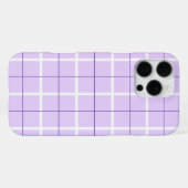 Soft Color Vertical Stripe Pattern Point Design iPhone Hoesje (Achterkant horizontaal)