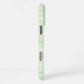 Soft Color Vertical Stripe Pattern Point Design iPhone Hoesje (Rechterkant)