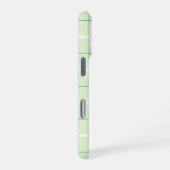 Soft Color Vertical Stripe Pattern Point Design iPhone Hoesje (Rechterkant)