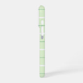 Soft Color Vertical Stripe Pattern Point Design iPhone Hoesje (Linkerkant)