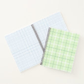 Soft Color Vertical Stripe Pattern Point Design Notitieboek (Binnen)