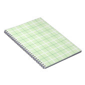 Soft Color Vertical Stripe Pattern Point Design Notitieboek (Rechterzijde)