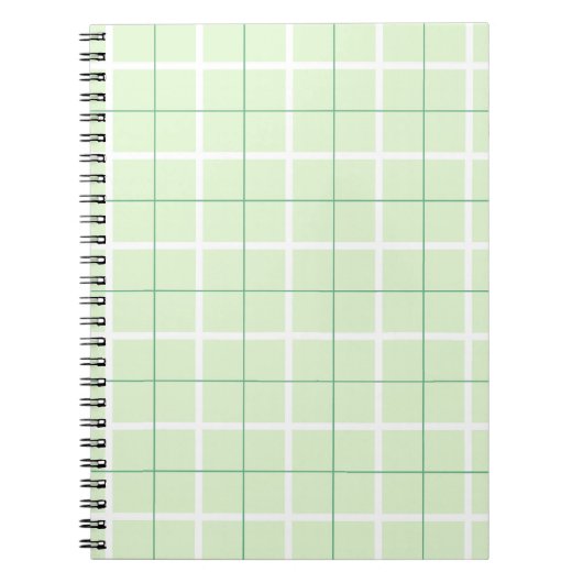 Soft Color Vertical Stripe Pattern Point Design Notitieboek (Voorkant)