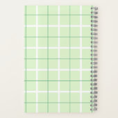 Soft Color Vertical Stripe Pattern Point Design Notitieboek (Achterkant)