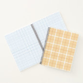 Soft Color Vertical Stripe Pattern Point Design Notitieboek (Binnen)