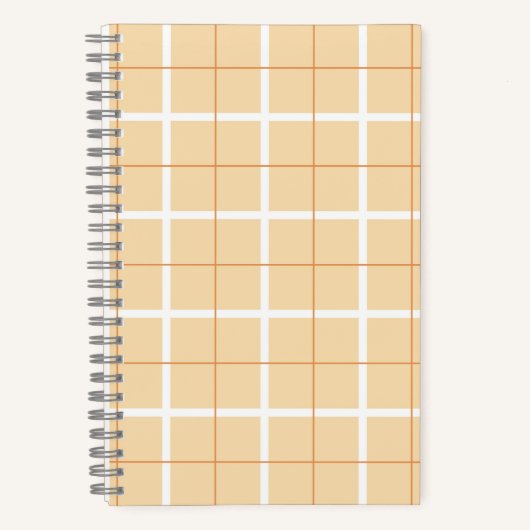 Soft Color Vertical Stripe Pattern Point Design Notitieboek (Voorkant)