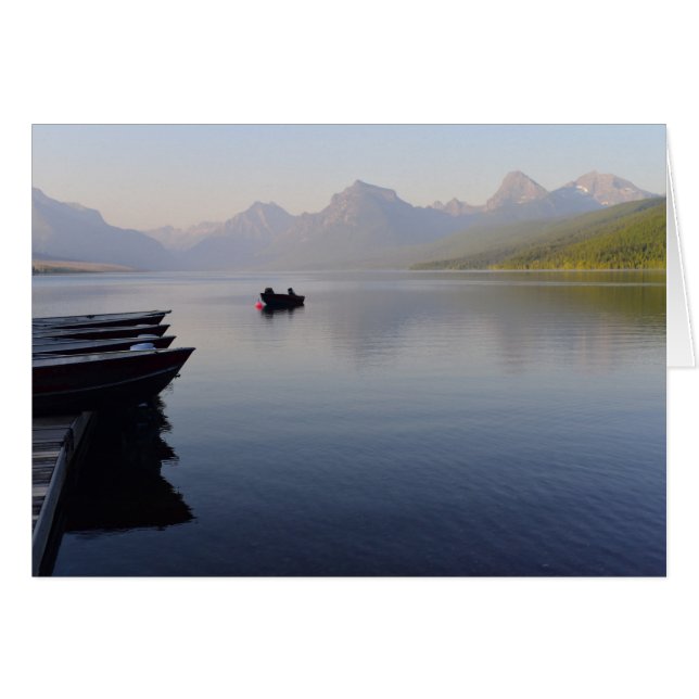 Soft Colors of a Lake McDonald Evening (Voorkant Horizontaal)