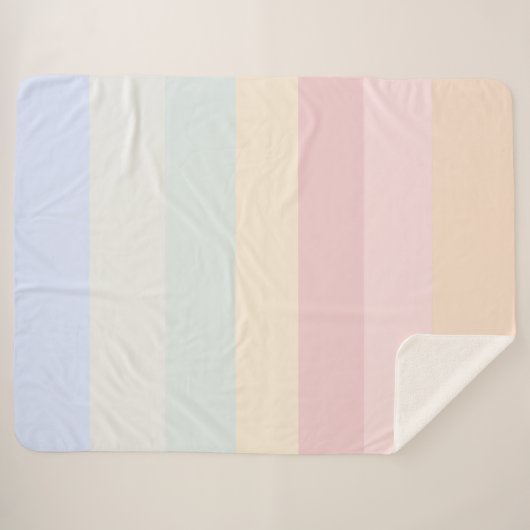 Soft Colors Sherpa Deken (Voorkant (horizontaal))