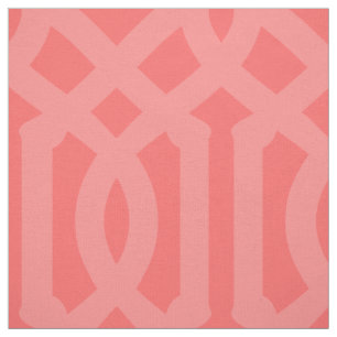 Soft Coral Trellis op grote schaal Stof