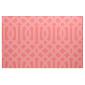 Soft Coral Trellis op grote schaal Stof (Fat Quarter)