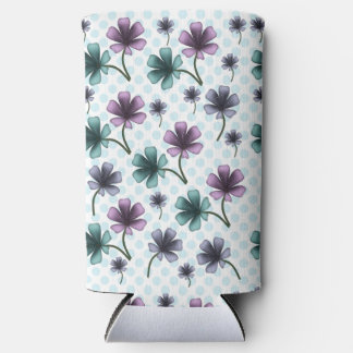 Soft Cottagecore Floral Pattern | Pastel Aesthetic Seltzer Blikjeskoeler