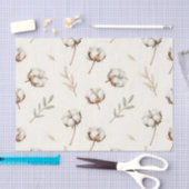 Soft Cotton Blossom Botanical Pattern Tissuepapier (Craft)