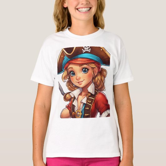 Soft Cotton Girls 'T-shirt - Leuke Prints en moder T-shirt (Voorkant)