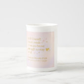 Soft Courage – Pastel Inspirational Mug Porselein Kop (Voorkant)