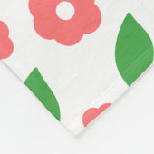 Soft Cozy Deken met Schattige Bloempatroon (Hoek)