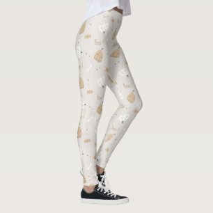 Soft Cozy Halloween Patroon Leggings