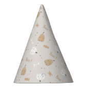 Soft Cozy Halloween Pattern Party Pet Feesthoedjes (Rechts)