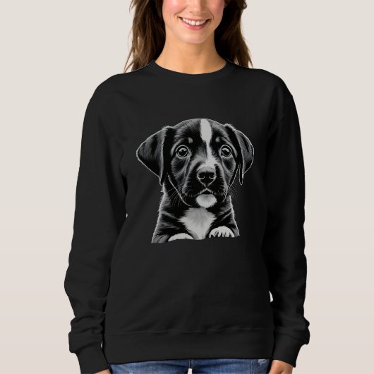 Soft & Cozy Puppy Lover Sweatshirt (Voorkant)