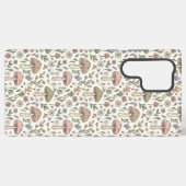 Soft Cream Fungi Seamless Pattern Samsung Galaxy Hoesje (Achterkant horizontaal)