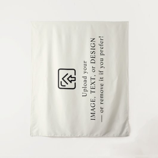 Soft Cream Tapestry – Make It Yours Today Wandkleed (Voorkant)