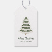 Soft Cute Plush als kerstboom Cadeaulabel (Voorkant)