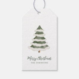 Soft Cute Plush als kerstboom Cadeaulabel