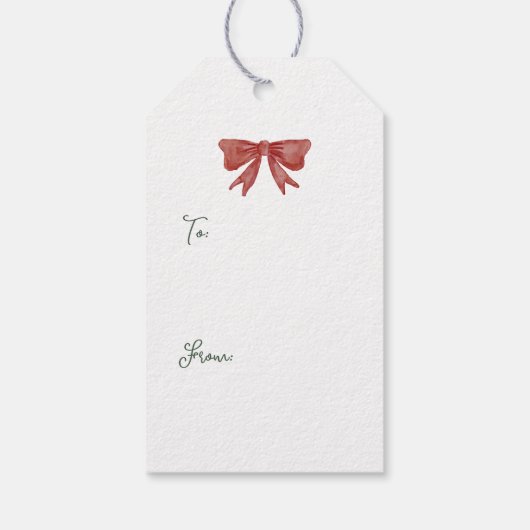 Soft Cute Plush als kerstboom Cadeaulabel (Achterkant)