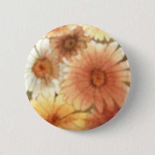 "Soft Daisies" Floral Button (Voorkant)
