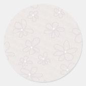 Soft Daisies Stickers of naamlabels (Voorkant)
