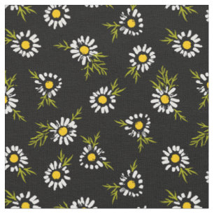 Soft Daisy Floral Pattern Stof