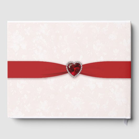 Soft Damask 40th Wedding Jubileum Guestbook Gastenboek (Achterkant)