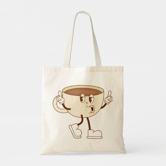 Soft Days Ahead – Minimal Lowercase Typography wit Tote Bag (Achterkant)