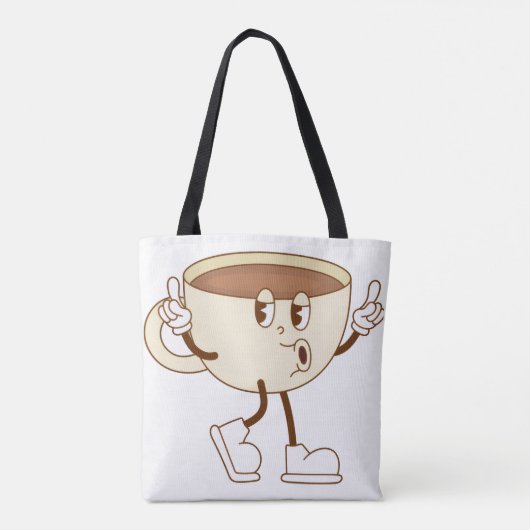 Soft Days Ahead – Minimal Lowercase Typography wit Tote Bag (Achterkant)